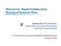 Faculty Research Seminar - Orchestra: Supporting