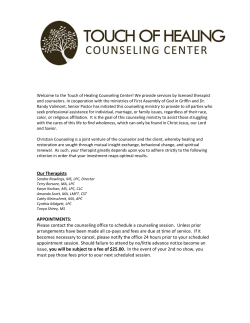 fresh touch of healing counseling center