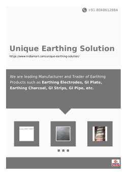 Unique Earthing Solution