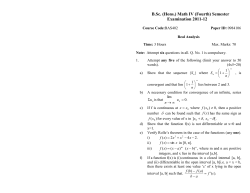 BBA IInd SEMESTER EXAMINATION 2008-09