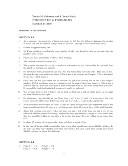 Charles M. Grinstead and J. Laurie Snell: INTRODUCTION to