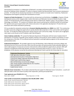 June 2014 Annual Report - Partnerships For Innovation