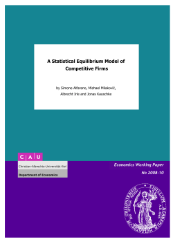 A Statistical Equilibrium Model of Competitive Firms