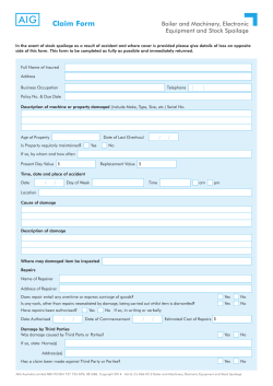 Claim Form