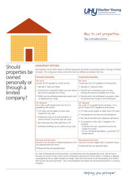Buy-to-Let-tax-considerations