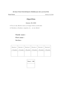 Algorithm - [Algo]