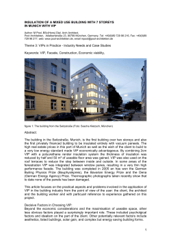 1 INSULATION OF A MIXED USE BUILDING WITH 7 STOREYS IN