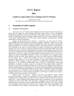 LUCC-2002 Annual Report