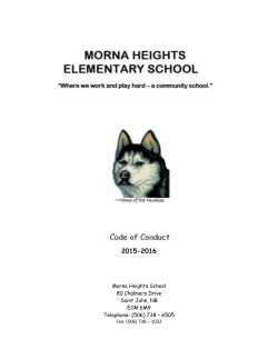 Code of Conduct 2015