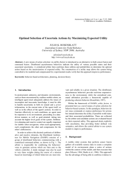 Optimal Selection of Uncertain Actions by Maximizing Expected Utility
