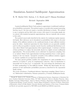 Simulation-Assisted Saddlepoint Approximation