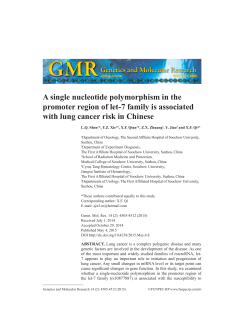 A single nucleotide polymorphism in the promoter region of let