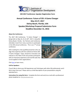 Form - Institute of Organization Development