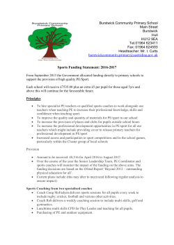 sports-premium-letter - Burstwick Community Primary | School