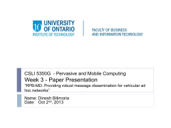 Dinesh Bilimoria: ppt - UOIT.CA: Faculty Web Server