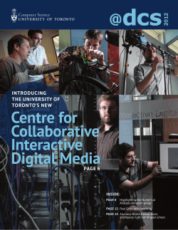 Centre for Collaborative interactive digital media