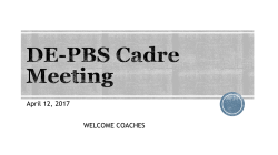 DE-PBS Cadre PowerPoint Presentation
