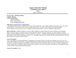 Americans with Disabilities Act Policy