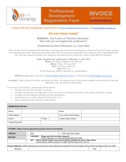 ABN 85539177619 - AISWA Libraries Inc.