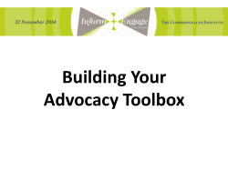 Becoming A Player: Lobbying Rules for Nonprofits