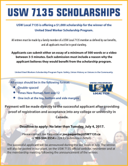 Payment will be made directly to the successful applicant after