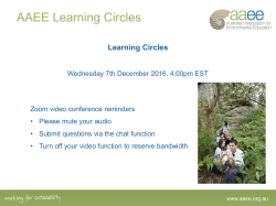 Learning Circles