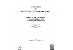 Conceptual Design of Poverty Reduction Strategy in Pakistan