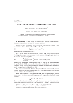 hardy inequality for censored stable processes