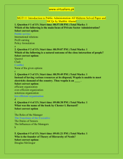 MGT111 MidtermSolvedPaper and MCQs Mega File