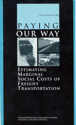 Estimating Marginal Social Costs of Freight Transportation