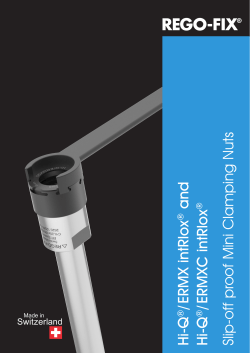 Hi-Q / ERMX intRlox and Hi-Q / ERMXC intRlox Slip