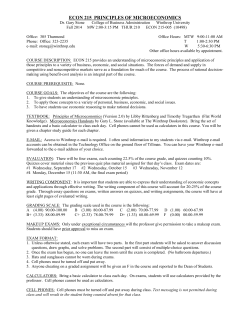 econ 215 principles of microeconomics