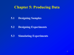Analytical Methods I