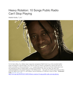 Heavy Rotation: 10 Songs Public Radio Can`t Stop Playing