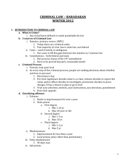 criminal law - Phi Delta Phi