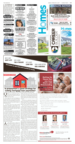 Is prepayment a good strategy for cutting mortgage loan payments?