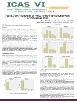 FOOD SAFETY: THE REALITY OF FAMILY FARMERS IN