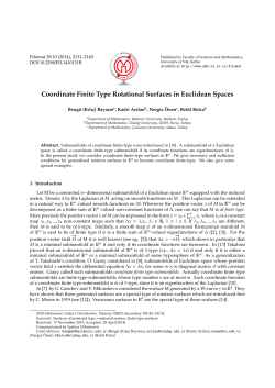 Coordinate Finite Type Rotational Surfaces in Euclidean Spaces