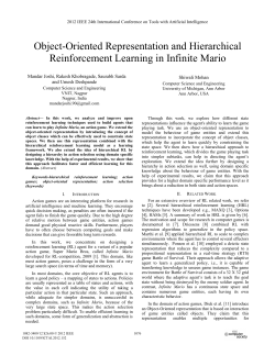 Object-Oriented Representation and Hierarchical