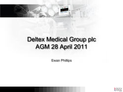 AGM 2008 and Trading Update