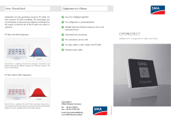 OPTIPROTECT - Intelligent error management for higher plant yields