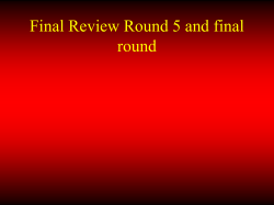 Final Review Round 5 JEOPRADY