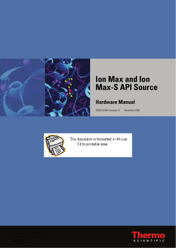 Ion Max and Ion Max-S API Source