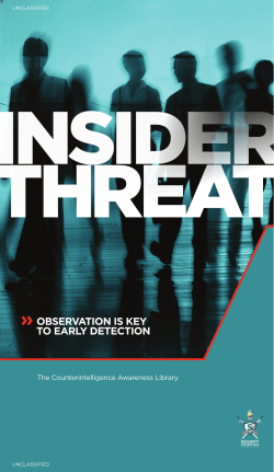 OBSERVATION IS KEY TO EARLY DETECTION
