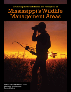 Mississippi`s Wildlife Management Areas