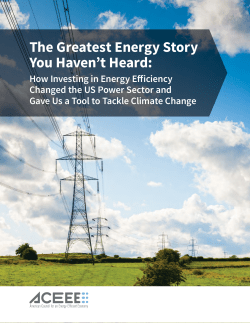 The Greatest Energy Story You Haven`t Heard