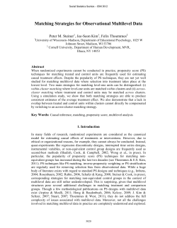 Matching Strategies for Observational Multilevel Data