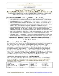 Achieving MVPA the ACTIVE PLAY Way! Part 2: MyPlate Nutrition