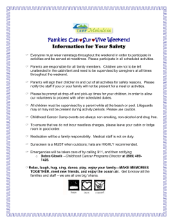 Families Can Sur Vive Weekend Rules and