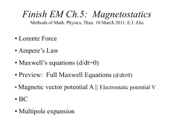 Introduction to Electromagnetism